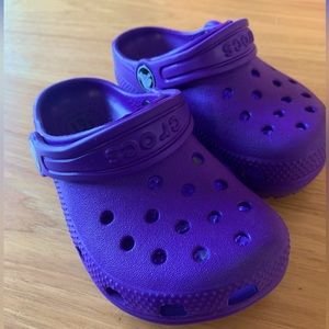 Purple Crocs Toddler - 8
